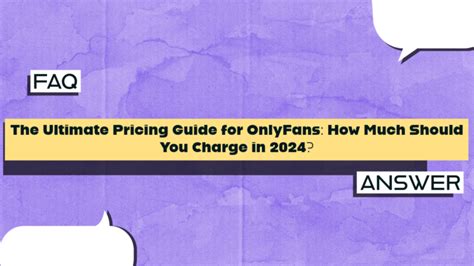 how much does onlyfans charge|OnlyFans Pricing Guide